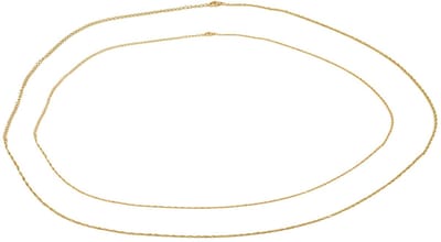 Cosensi - Dailygoody - 14K vergulde lichaamskettingen - Boho bikini buikketting - Verstelbaar en gelaagd - Goud - Parelbaarden wasit-ketting - Voor vrouwen