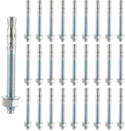 Heavy Duty Ankers M10 x 110 mm - 30 Stuks Verzinkt Roestvrij Staal