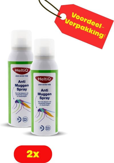 2X HeltiQ Anti-Muggen Spray - Voordeelverpakking!!