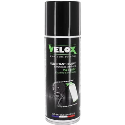 Fietskettingsmeermiddel voor extreme modder- en vochtomstandigheden Velox Dry Lube