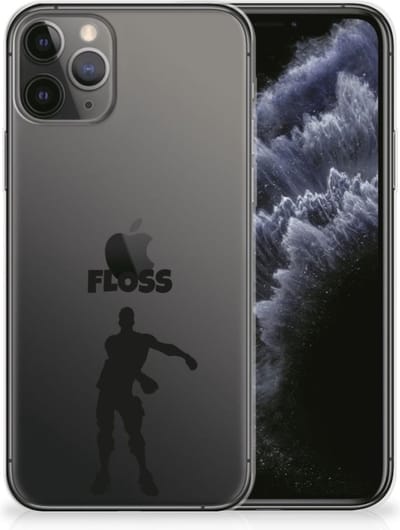 TPU Hoesje voor Apple iPhone 11 Pro Telefoonhoesje met Naam Floss