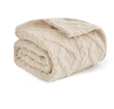 Hond Deken 100x160 cm Pluizige Fleece Stof Zachte en Leuke Warme Bed Cover Deken Gooi Wasbare Slaap Mat voor Honden Katten Cavia Anaimals X Grote Beige