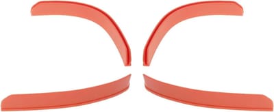 Randbeschermers Robotmaaier - Bumper Protectors - Gazon Beschermen - Gegoten PETG Materiaal - 4 Stuks Set - Zwart