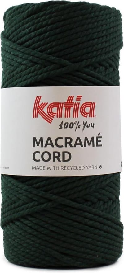 Katia Macramé Cord - 108 flessengroen - Katoen Garen