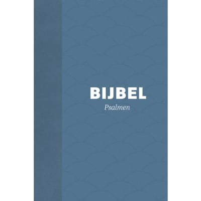 Bijbel (Hsv) Met Psalmen - Hardcover Blauw Met Schelpen