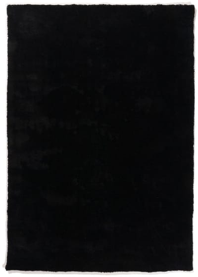 DÉJA Living Vloerkleed 200x290cm - Laagpolig Zwart Stof - Civar