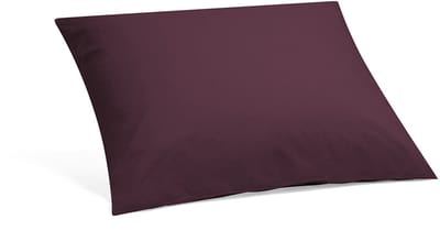Yumeko kussensloop percal katoen bordeauxpaars 50x60 - Bio, eco & fairtrade - 1 stuk