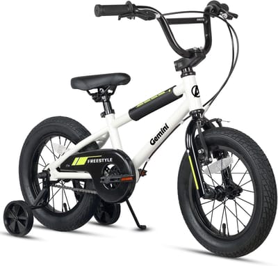 Kinderfiets - Loopfiets - Leren Fietsen - Met Stabilisatoren - 12-16 Inch - Wit