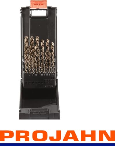 Boren Set / spiraalborenset 1-13mm / HSS-G DIN 338 Typ SN PROgresso 25-dlg ''PROJAHN''