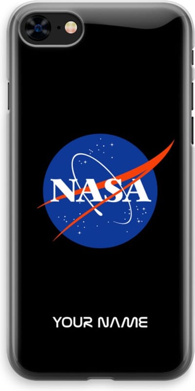 Gepersonaliseerd - Case Company® - Hoesje geschikt voor iPhone 8 hoesje - NASA - Soft Cover Telefoonhoesje - Bescherming aan alle Kanten en Schermrand
