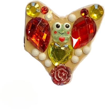 Face jewel/gezicht sticker - Oeteldonk - Carnaval - kikker