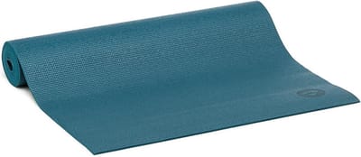 Yoga mat ASANA pvc vrij van schadelijke stoffen antislip en wasbaar - beginners oefenmat fitness pilates gymnastiek - 183 x 60 x 4 mm - meerdere kleuren
