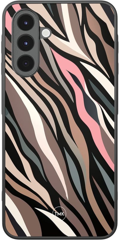 Hoesje geschikt voor Samsung Galaxy A16 - Wild stripes - Multi - TPU case - Gestreept - Hardcase zwart telefoonhoesje