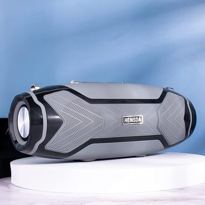 Draadloze Bluetooth Luidspreker - Outdoor Stereoluidspreker - Muziek Streamen Buiten - Krachtig Geluid Verbeterde Bas - 10 Watt - Grijs