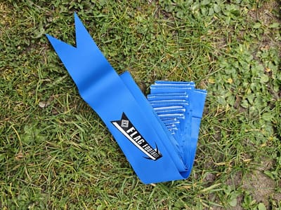 Franklin 5-a-side FLAG football set - wit / blauw
