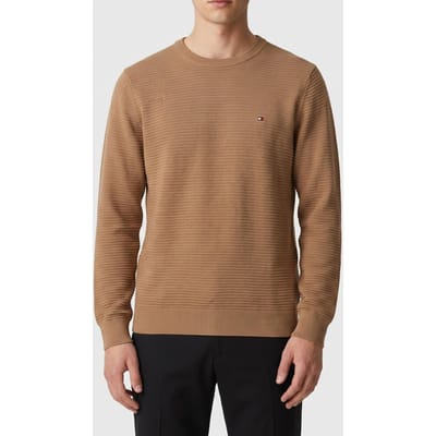 Tommy Hilfiger Seasonal Structure Sweater Safari Canvas Taglia: S | Maglioni a maglia Outlet | Uomo