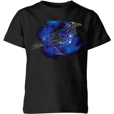 Harry Potter Ravenclaw Geometric kinder t-shirt - Zwart - 98/104 (3-4 jaar)