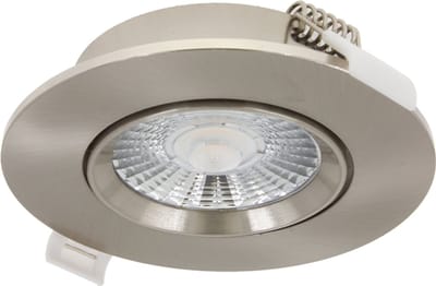 LED Inbouwspots Zilver - 6W – IP44 – 3000K - Dimbaar