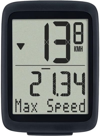 CRLYN® Kilometerteller Fiets - Snelheidsmeter - Fietscomputer Draadloos - Zwart