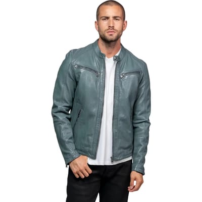 Leren jas Iron & Resin Gafino Lamb Vita