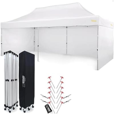 Waterdichte partytent 3x6 m met opvouwbaar ontwerp en sterke stabiliteit