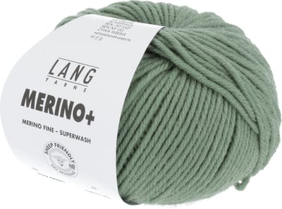 Lang Yarns Merino Plus - 91 saliegroen - Merinowol Garen