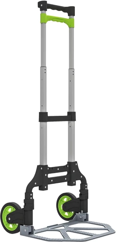 Opvouwbare Steekwagen - met Telescopische Handgreep - Hoogte Verstelbaar tot 100 cm - 70 KG Draagvermogen - Plateauwagen -Inklapbare Transportwagen - Steekkar - Transportkar - Steekroller