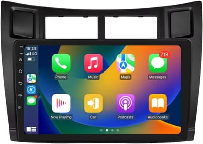 Autoradio met bluetooth - Carplay - Voor Toyota Yaris (2005-2012) - Geschikt voor Apple en Android - Stereo - Navigatie - Navigatiesysteem auto - 2GB 32GB