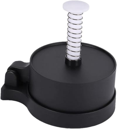 Burgerpers - Vleesvormer - Hamburgers Maken - Anti-aanbaklaag - 17 x 13.5 cm - Zwart