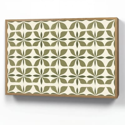 Wandlamp 100x70 cm - Oplaadbaar - Botanisch - Retro - Groen - Wandlampen binnen woonkamer - Slaapkamer lamp - Decoratieve nachtlamp - Vloerlamp draadloos
