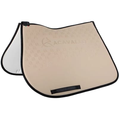 Zadeldoek voor paard met een kussen eronder van bamboevezel Acavallo Lycra Gel Grip