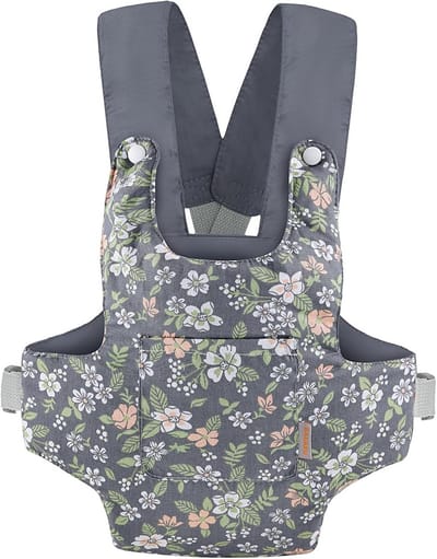 Poppen Draagzak - Poppen Accessoire - Kind Spel - Drie Draagwijzen - 33 x 28 cm - Grijs