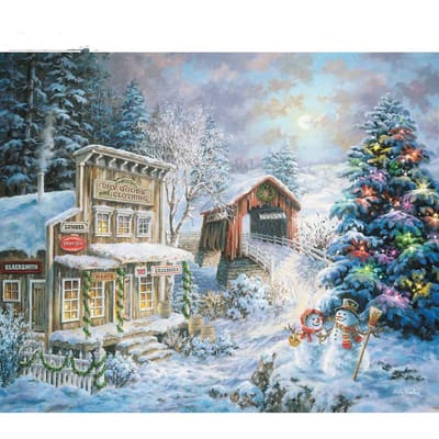 5D DIY Diamond Painting Kerstborduurmozaïek Kruissteek Strass Decoratie 20X30CM gray