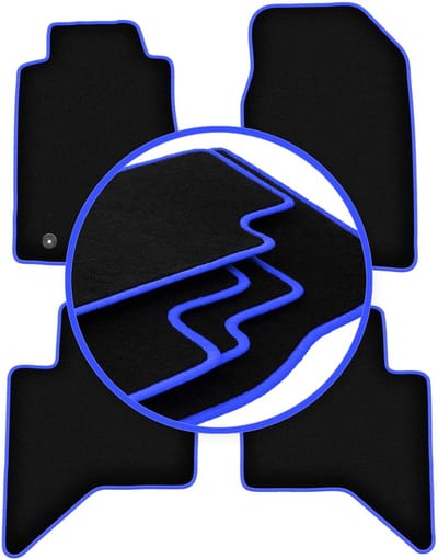CARLUX-BLUE automatten voor: Isuzu D-MAX II pick-up (2011-)
