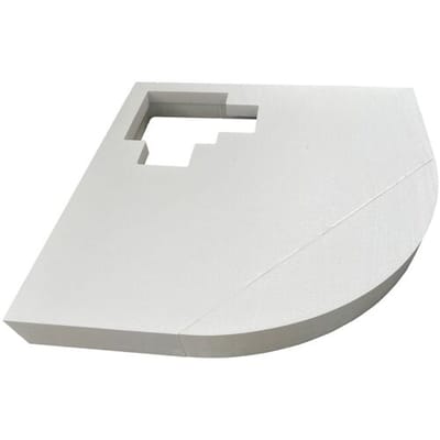 Sturotec tub support for Villeroy & Boch O.novo Plus quadrant shower tray 80 x 80 cm, STWVB131