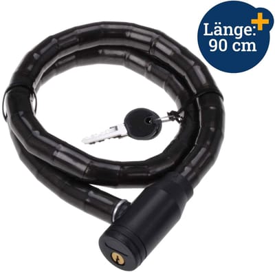 Filmer kettingslot 90cm 2x sleutels slot pantserslot fiets E-Bike