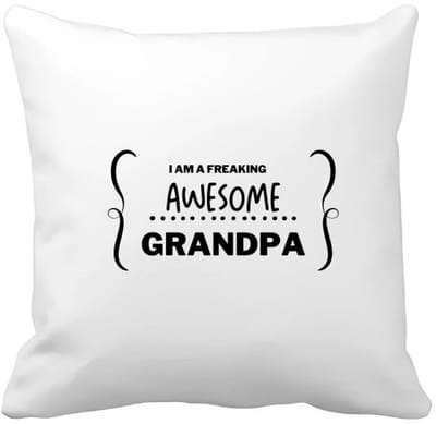 Akyol - i am a freaking awesome grandpa Kussen hoes - Opa - geweldige opa - liefste opa - verjaardag - cadeau - kado - bedankje - geschenk - 40 bij 40 cm