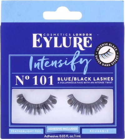 Eylure - Intensify Nr. 101 Wimpers - Blue/Black - Met Lijm - Herbruikbaar - Featherlight Feel