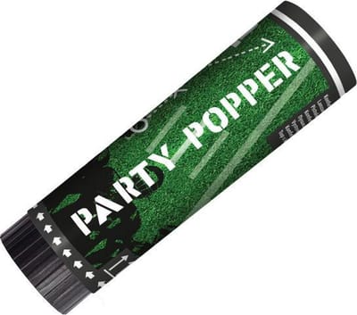 Amscan Partypopper Touchdown! 15 Cm Papier Groen 2 Stuks
