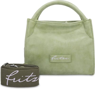 Fritzi aus Preußen Handtas Schoudertas Chunk01 Vintage Crossbody Bag Green Lichtgroen