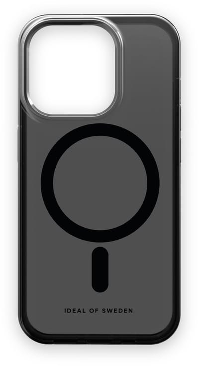 iDeal of Sweden Clear Case MagSafe iPhone 15 Pro Tinted Black - Zwart