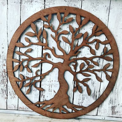 Levensboom| wand- en/of raamdecoratie |Arbre de Vie | Tree of life | FSC Hout 55cm| Mooi&Magisch