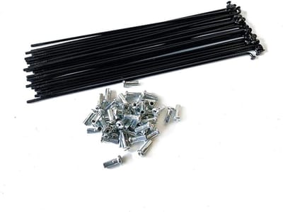 Fietsspaken Carbonstaal - Fietswiel Spaken - Fietswiel Reparatie - Duurzaam Koolstofstaal - 23 mm diameter - Zilver