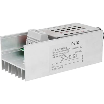 Régulateur de tension SCR ultra haute puissance 10 000 W, contrôleur de vitesse, variateur, thermostat, AC 220 V