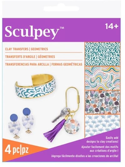 Tools Clay Transfers Geometric - Sculpey