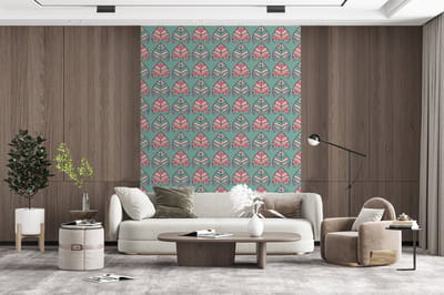 Behang - Fotobehang Patronen - Tribal - Retro - Breedte 165 cm x hoogte 220 cm
