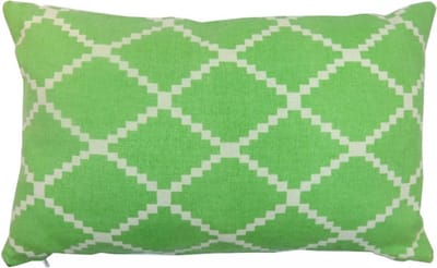 Kussen Mrs. Graphic Groen | 30 X 50 | Sierkussen Voor Woonkamer Of Slaapkamer