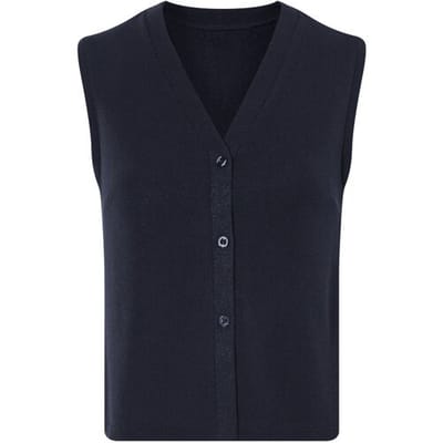 esmara Gebreid dames vest (Marineblauw, XS (32/34))