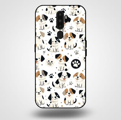 Smartphonica Telefoonhoesje voor OPPO A5 2020 met honden opdruk - TPU backcover case honden design geschikt voor OPPO A5 (2020)