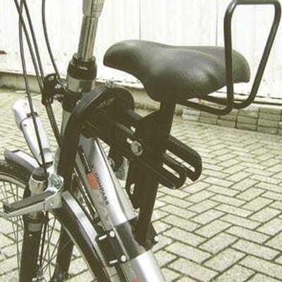 Kinderzitje-Zadel op de buis-NR.4 damesfiets Enkele buis